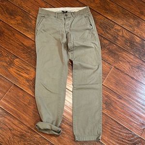 J. Crew Olive Chino Pants, Size 2